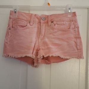 Baby pink shorts